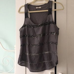 Sequined evening top